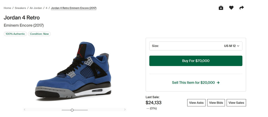 With Stock-X, nothing is ever out of stock!