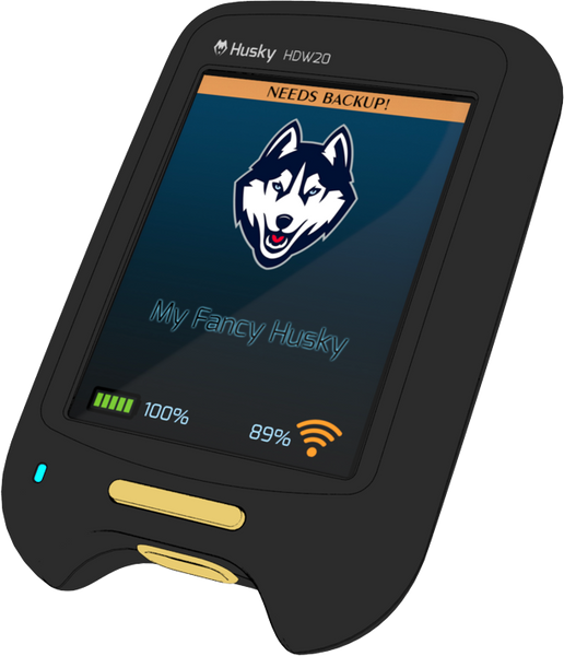 Husky Wallet Why won't you turn on?  Please turn on!