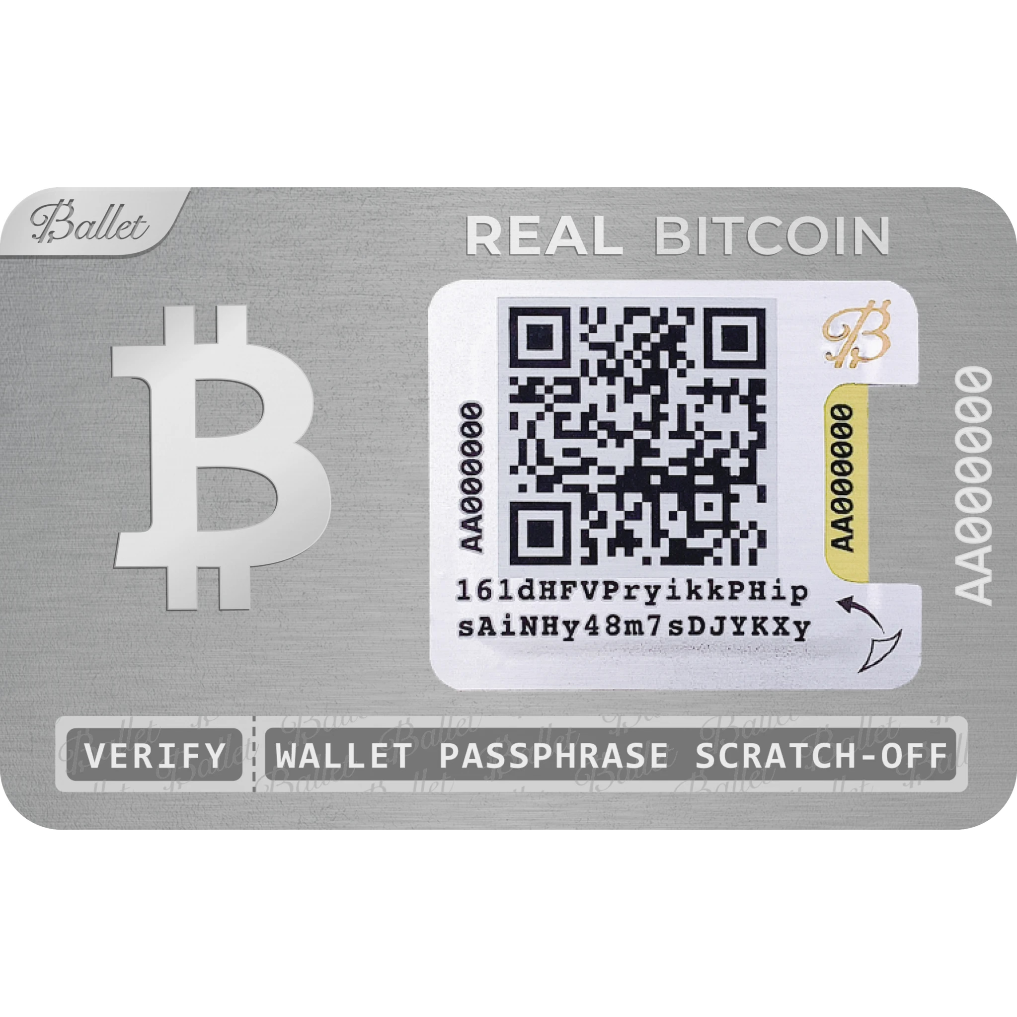 Credit Card Style Hardware Wallet by Ballet Crypto