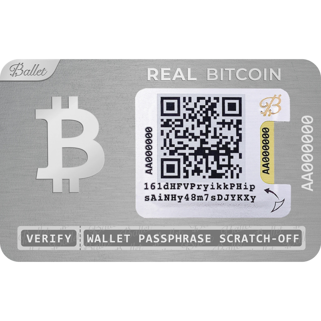 Credit Card Style Bitcoin Hardware Wallet